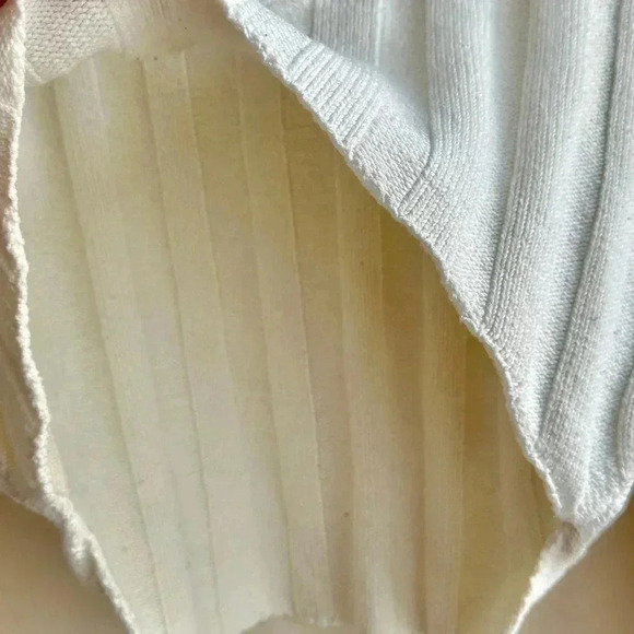 Rumor by Anthropologie Extra Cropped Long Sleeve Ribbed Sweater, S/M, Cardigan - Picture 14 of 16